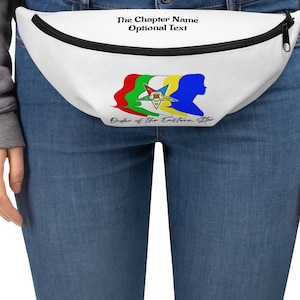 OES Personalized Fanny Pack White