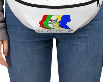 OES Personalized Fanny Pack White