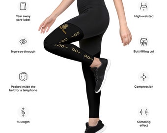 DOI PHA/PHO Personalized Slimming Leggings, 6 colors, no show
