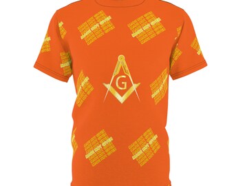 Mason Shirt All-Over-Print Orange
