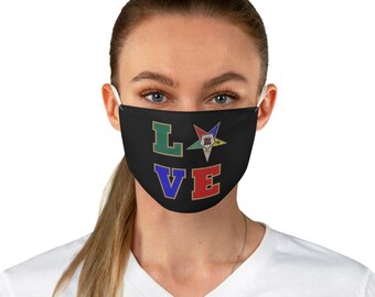 OES 2 black Fabric Face Mask