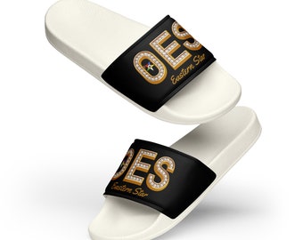 OES MEMBER Black Slides - Cushion Strap