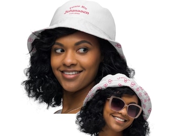 Bride personalized Pink bucket hat