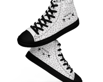 Personalized Bride to Be high top canvas shoes
