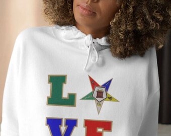 OES LOVE Crop Hoodie - 2 colors