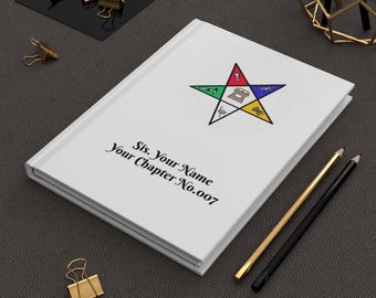 OES Journal-Hardcover- Member Star- Personalized