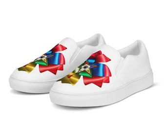 OES 1850 slip-on canvas shoes - pentagon down