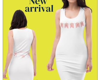 Bride 3 PERSONALIZED back waist Bodycon dress