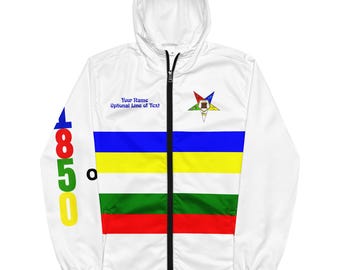 Eastern Star Personalized Windbreaker Any Color and  Choose Star 1874/1850
