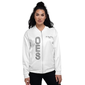 OES Matron Jacket white / silver - 1850 or 1874.  Pentagon up or down Star