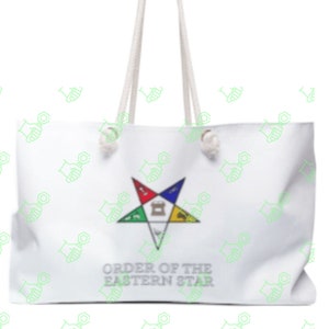 OES Member Tote Personalized Bag purse Style #1 - 2 sided Design