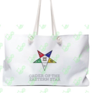 The Guiding Light (Order of the Eastern Star) Tote Bag by Sankofa Art