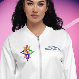 OES /Eastern Star Bomber Jacket - Style #2 & Pick your Star