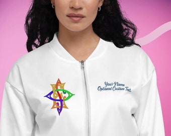 OES /Eastern Star Bomber Jacket - Style #2 & Pick your Star