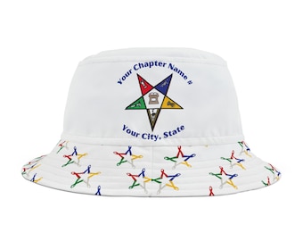 Personalized OES Chapter Bucket Hat