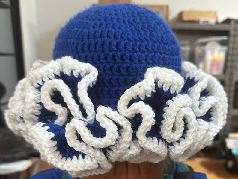 Handmade Crochet Ruffle Hat – Made to Order - Etsy