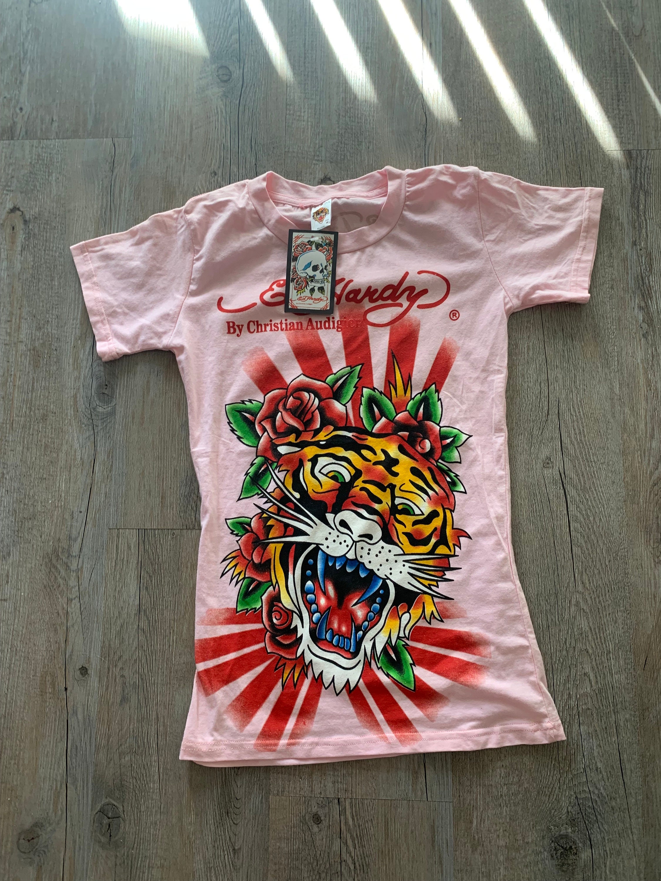 ed hardy bedazzled shirt