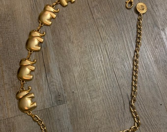 Vintage gold coloured Anne Klein chain belt