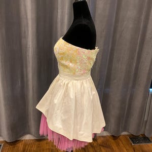vintage Neu mit Etikett Dead Stock Betsey Johnson Kleid Gr. 4 mit Pailletten und Tüll Abschlußballkleid Gr. 44
