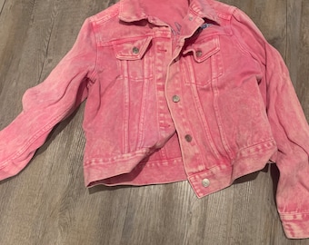 LA gear x forever 21 veste en jean rose délavé grand vintage