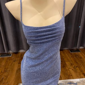 Sparkly cocktail minidress dress grad prom xs sparkle Y2k 90s 1990s