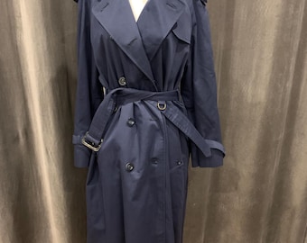 Vintage 90s AQUASCUTUM Trench Coat Jacket Inside Nova Check Vintage 90s AQUASCUTUM Trench Coat Jacket Inside Nova Check