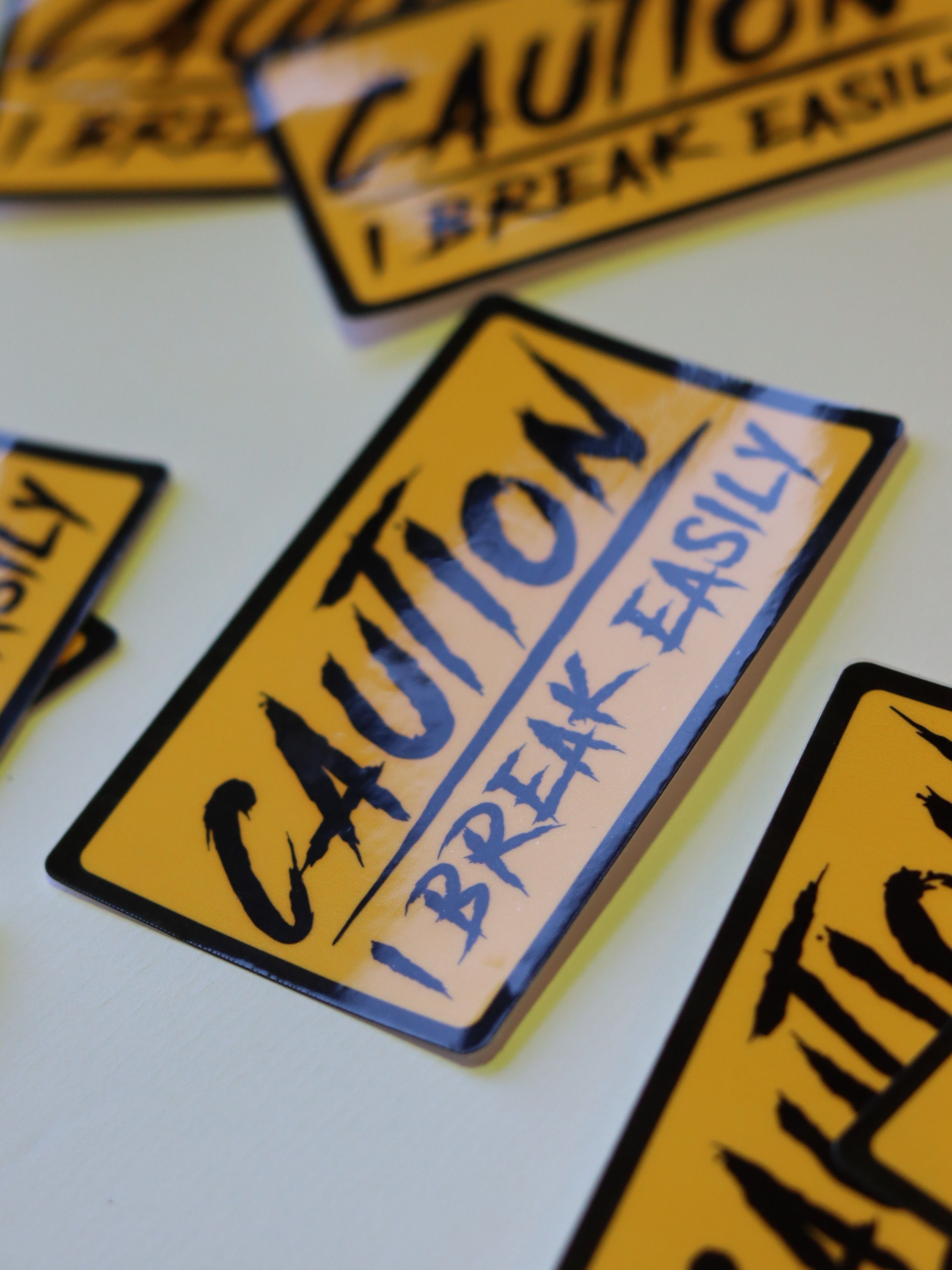 CAUTION I Break Easily Sticker Waterproof Weatherproof - Etsy