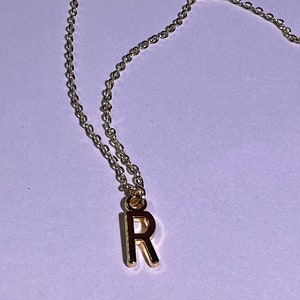 Gold Initial Necklace