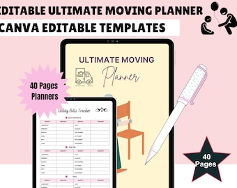 Ultimate Moving Planner: Checklist, Budget, and Declutter (PDF Download)