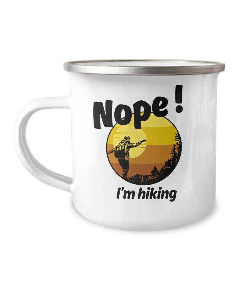 Hiking, Backpacking, Camping, Mug Gift, Outdoor Gear, Travel Accessory