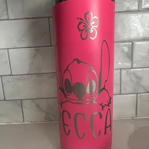 Yeti personalized engraved water bottle with stitch, lilo and stitch, stitch and angel, Disney