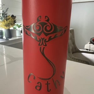 Yeti personalized engraved water bottle with heihei, Moana theme, heihei, Disney hei hei, gamma tala