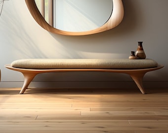 bench , bench with cushions, bench for the living room, bench for the bedroom,