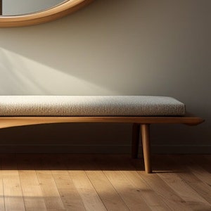 bench for the bedroom, bench for the living room, bench with cushions, bench with cushions. image 2