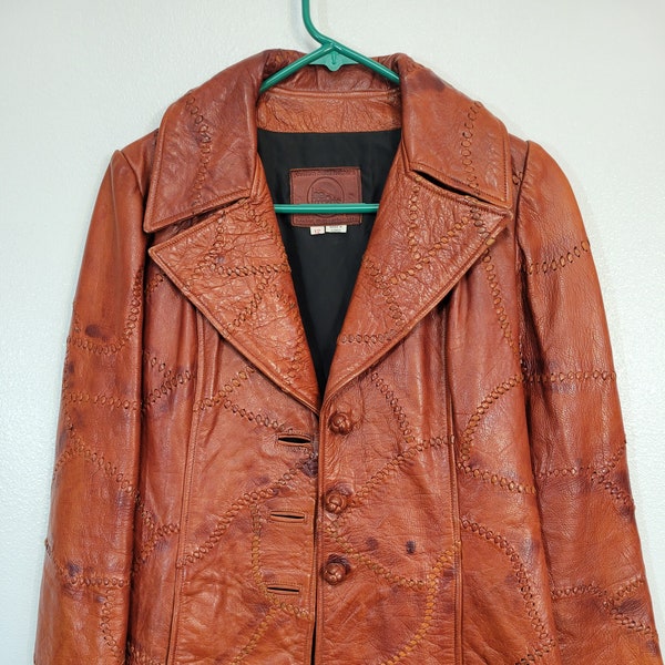 Leather Patchwork Etsy