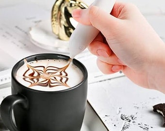Coffee Decorating Pen Coffee Latte Art Pen Barista Cappuccino Espresso  Coffee Decorating Latte Art Pen