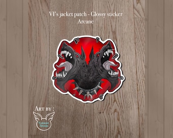 Vi arcane sticker - inspired by Arcane