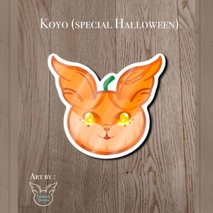Sticker of Pumpkin Koyo | Tatoudy Universe