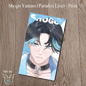 Print of Shogo Yamato format A4 - inspired by Paradox Live