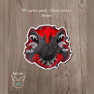 Vi arcane sticker - inspired by Arcane