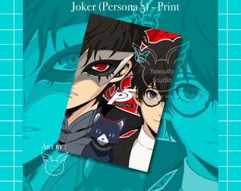 Print format A4 and A6 of Joker - Persona 5