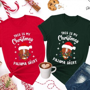 This Is My Christmas Pajama Shirt - Gift For Football Lover T-Shirt This Is My Christmas Pajama Shirt - Gift For Football Lover T-Shirt