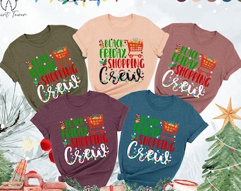 Black Friday Squad Shopping Team Christmas Matching Family T-Shirt Black Friday Squad Shopping Team Christmas Matching Family T-Shirt