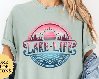 Comfort Colors Lake Life Shirt, Trendy Lake Shirts, Lake Mode Shirt, Lake Vibes Shirt, Lake Trip Shirt, Camping Shirt, Summer Vacation Tee