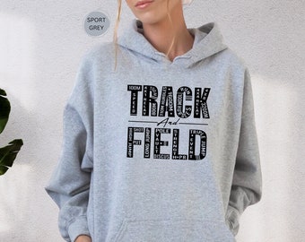 Track And Field Hoodie, Track Mom Hoodie, Track Coach Gift, Track And Field Coach Sweatshirt, Track Mama, Running Sweater, Track Mom Sweater