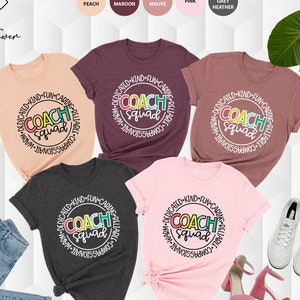 Coach Squad Shirt, Instructional Coach Shirt, Literacy Coach Shirt, Coach Gift, Coach Team Shirt,Coach Appreciation Gift,Matching Coach Tees