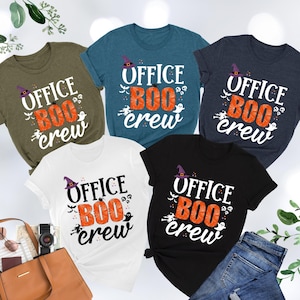 Office Boo Crew Shirt, Halloween Office Crew Shirt, Front Office Halloween Shirt, Halloween Group Shirt, Office Team Party, Halloween Gift