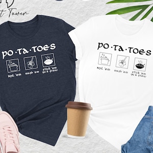 Potatoes Boil Em Mash Em Stick Em in A Stew Lord Of The Rings Shirt, Lotr Shirt, Hobbit Shirt, Taters Shirt, Rings Of Power,Movie Lover Gift