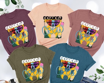 Daycare Crew Shirt, Daycare Teacher Shirt, Teacher Team Shirt, Back To School Shirt, Daycare Teacher Appreciation Tee, Daycare Teacher Gift