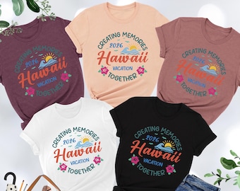 Hawaii Vacation Family Shirts, Hawaii Trip Shirt, Girls Trip Hawaii Shirt, Hawaii Travel Shirt, Summer Vacation Tee, Group Travel Shirt